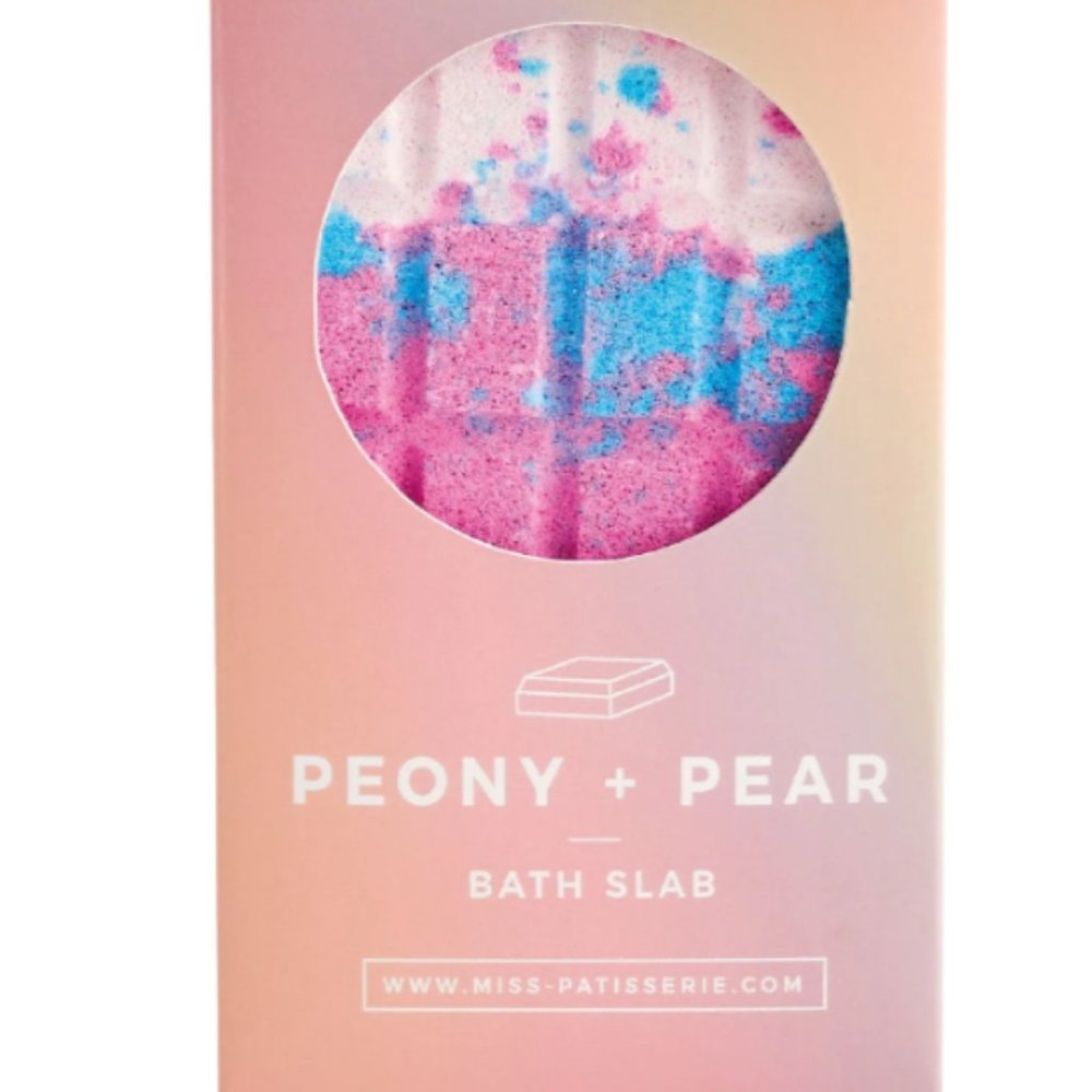 Mis Patisserie Beauty | Peony & Pear Bath Fizzy | Clean + Vegan